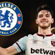 Chelsea have been linked with a move for West Ham and England star Declan Rice