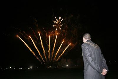 Fireworks on Clapham Common. Photo ID WA28947.