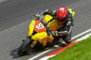 Need more speed: Twickenham’s Simon Low in action at Cadwell Park last week, where he secured three top 10 class finishes 	Picture: Colin Port