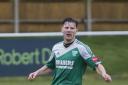 Early chance: Matt Smart had Leatherhead's first effort on goal against Enfield Town before it all went wrong