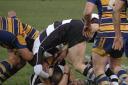 Grounded: Prop Gary Nash takes the ball to ground