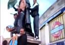 A still from the video, which actually shows celebrations after the 20/20 cricket in 2009.
