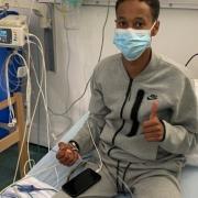 Max Khadar, 17-year-old TikTok star, is in St George's Hospital fighting Covid-19.