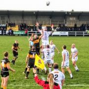 Action at the lineout 
Photo: Richard Spiller