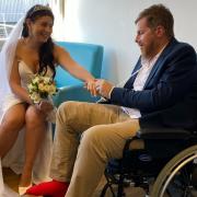 Ben Logan married Hanna Assouline, on February 24 (all images: St Georges Trust)