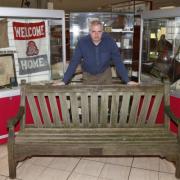Museum curator Jeremy Harte has welcomed the bench to Bourne Hall in Ewell