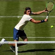 Stefanos Tsitsipas is hoping to make a big impression at this year's Wimbledon. Picture: Jordan Mansfield