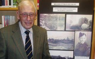 Bill Attfield, a Second World War veteran, helped with the project