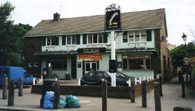 Lost pubs The Quill, Charlwood Road, Quill Lane, Putney pic Baggy Suggs