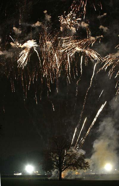 Fireworks on Clapham Common. Photo ID WA28947.