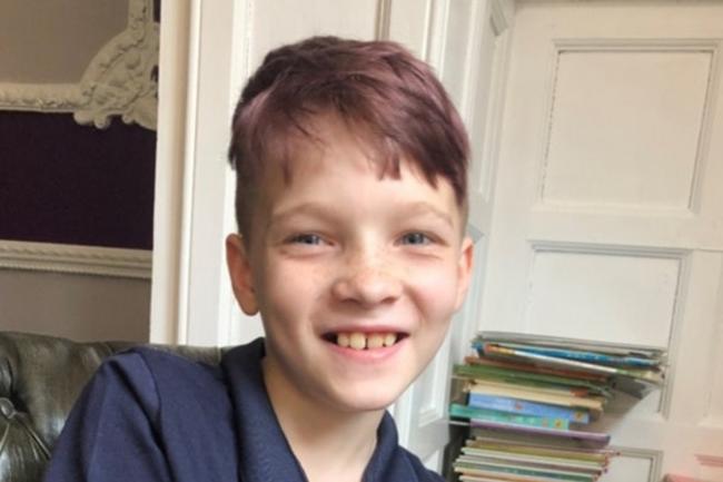 Nine-year-old Max Clark, who lost a leg when he was hit by Jerome Cawkwell riding a motorcycle in Hull