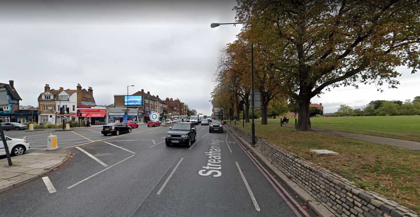 A police chase in south London has left three women in hospital. Streatham.