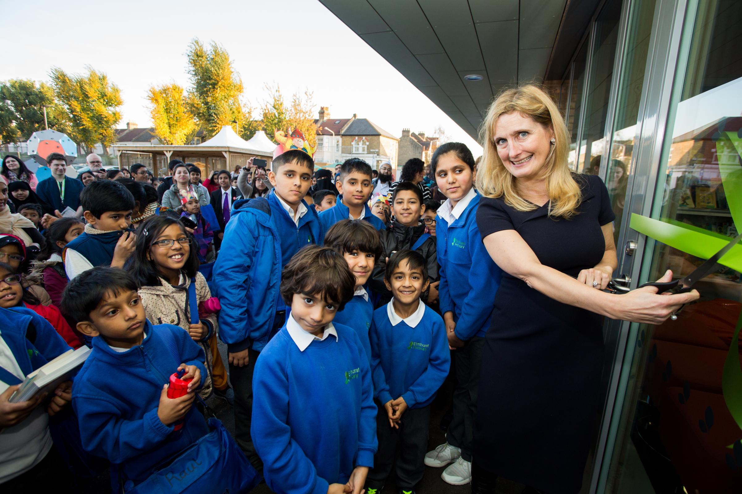 Cressida Cowell has partnered with six schools across England