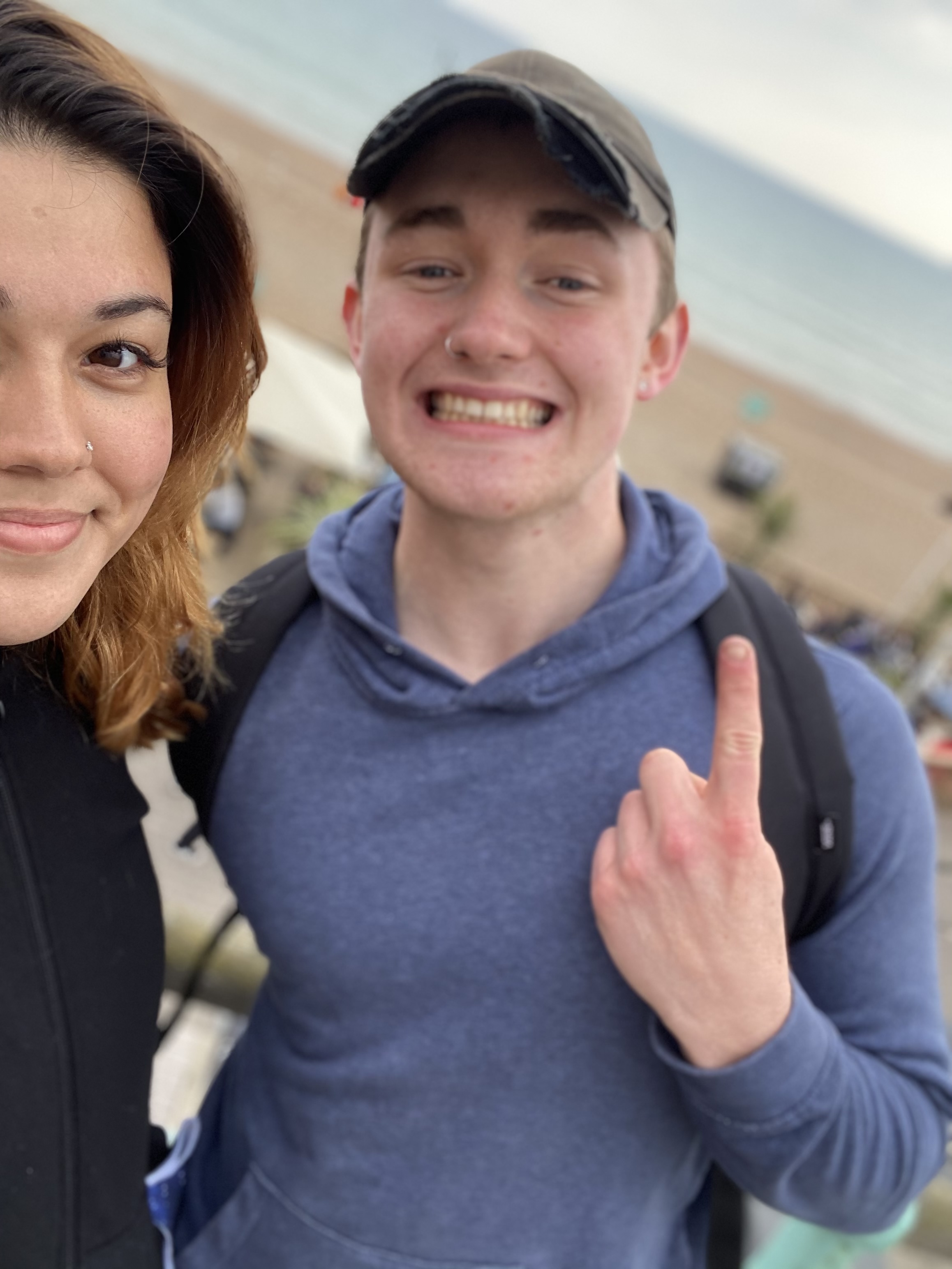 Rheanna and Joeseph in Brighton
