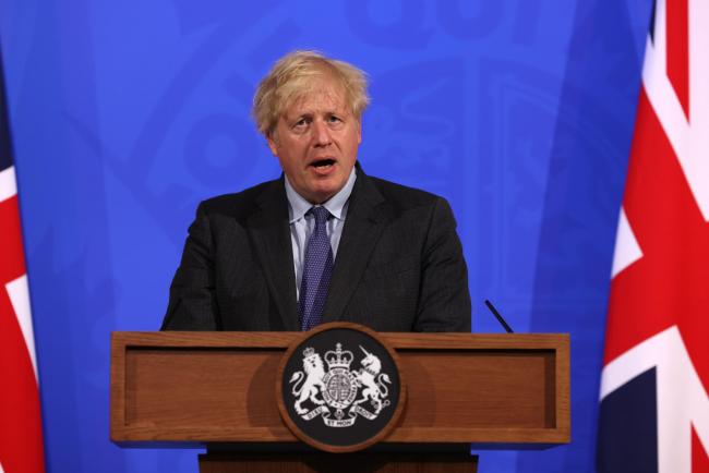 Boris Johnson held a press conference at Downing Street on Saturday evening amid Omicron concerns
