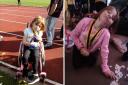 Millie Ansett will be able to imitate her wheelchair skateboarding hero with her new chair.