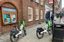 Lime e-bikes in street in Wandsworth (Credit: Wandsworth Council)