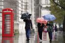 London to be hit with rain all day today.