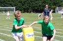 Kew College pupils take part in the jerry can challenge in aid of Just a Drop