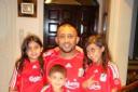 Safi Qurashi with his children