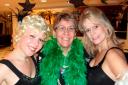All smiles: Gill, centre, with her two leading ladies for many shows - Fay Ellingham and Mandy Hodge in Guys and Dolls