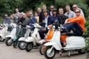 Easy riders: The group from Bar Italia Scooter Club
