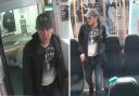 CCTV images of a man who BTP want to speak to to help in the investigation