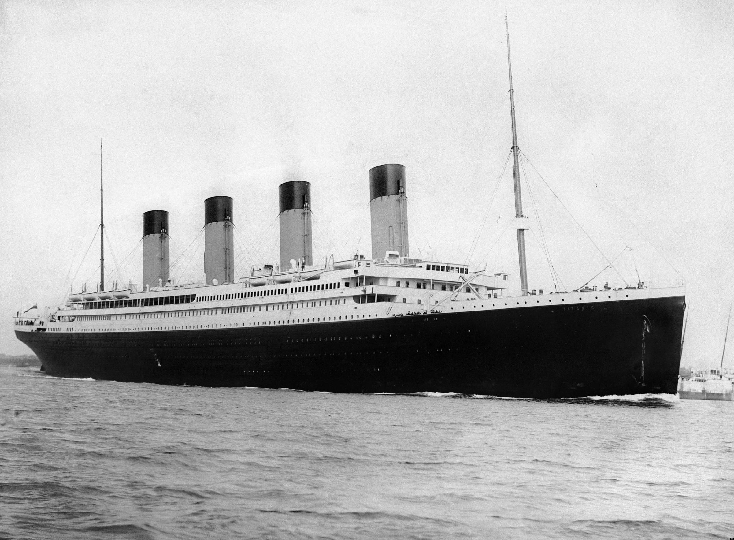 RMS Titanic leaving Southampton on April 10, 1912. Photo: Francis Godolphin Osborn Stuart (1843-1923)