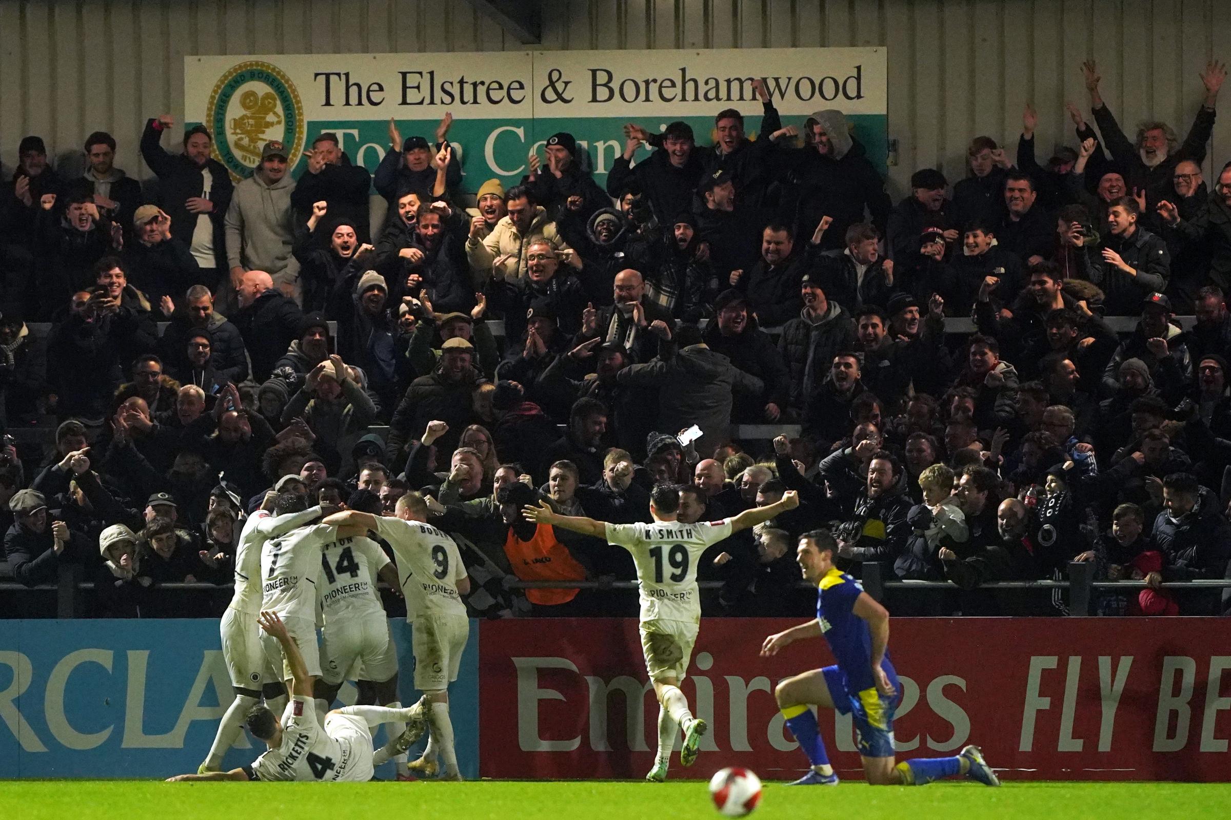 National League Boreham Wood dump Dons out of FA Cup - Vimarsana News