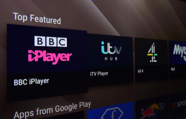 Wandsworth Times: BBC iPlayer, ITV Hub, All 4, My 5 streaming apps on Smart TV. Credit: PA