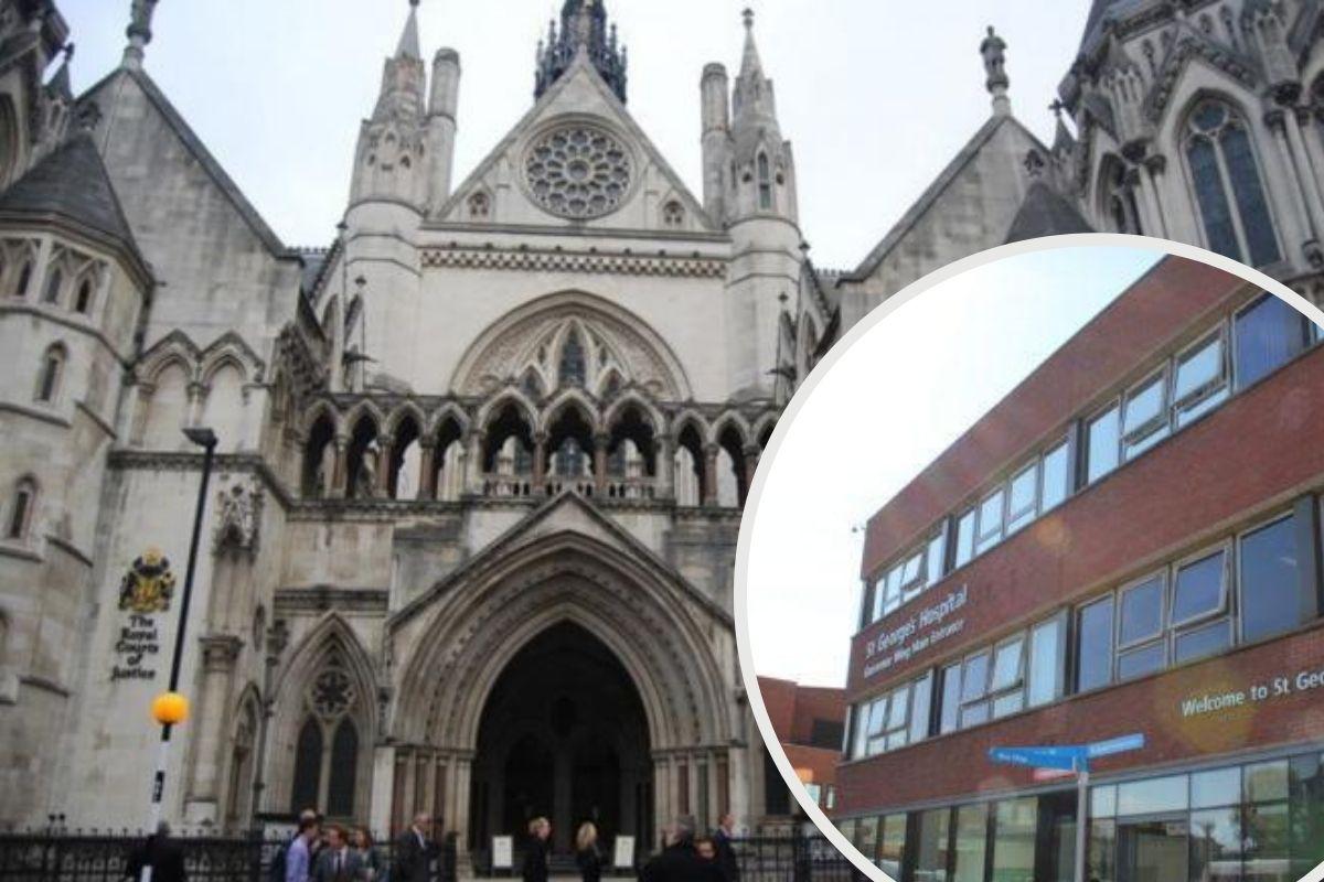 The man brought a claim at the High Court against St George’s University NHS Foundation Trust
