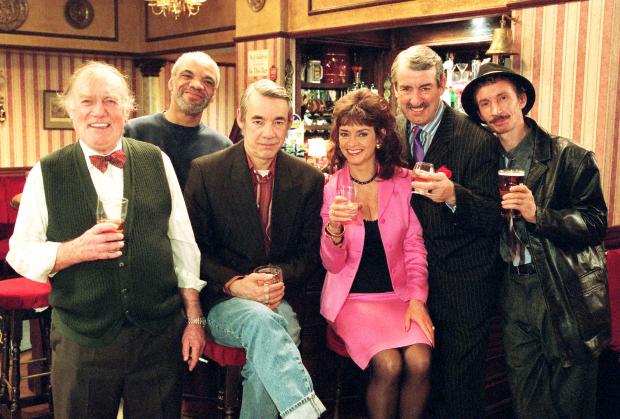 Wandsworth Times: Some cast members from Only Fools And Horses, including Patrick Murray on the right hand side (BBC/PA)