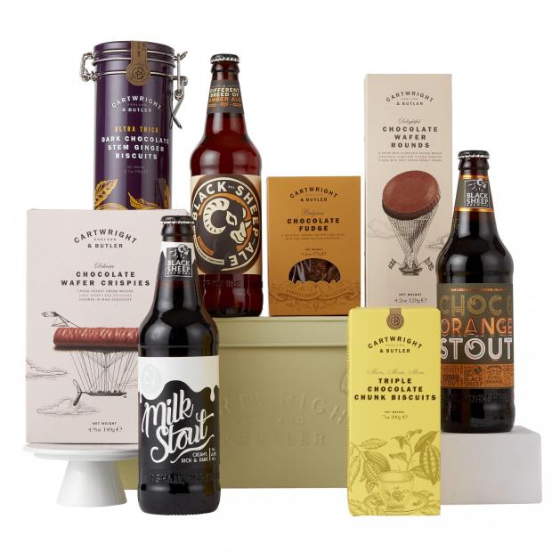 Wandsworth Times: The Chocolate & Beer Hamper. Credit: Cartwright & Butler