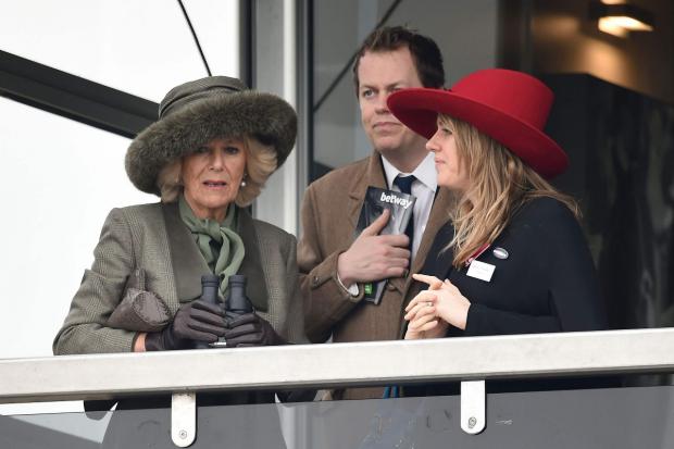 Wandsworth Times: The Duchess of Cornwall with her son Tom Parker-Bowles (centre) and daughter Laura Lopes (Joe Giddens/PA)
