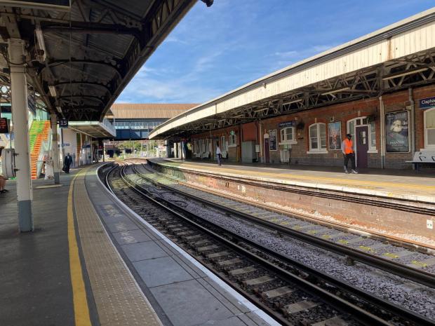 Wandsworth Times: A general view of an empty platform at Clapham Junction station in south-west London (images: PAMedia)
