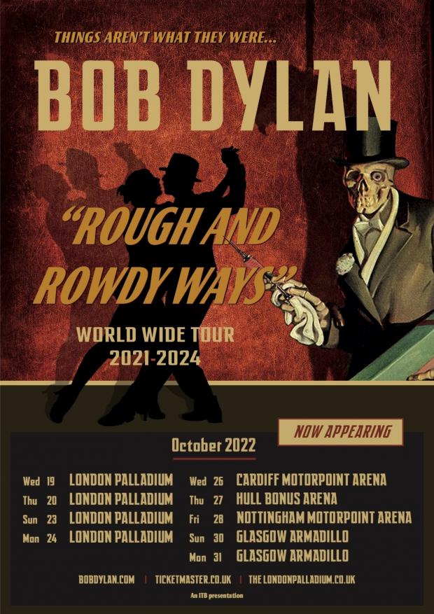 Wandsworth Times: Bob Dylan Tour Dates. (Black Arts)