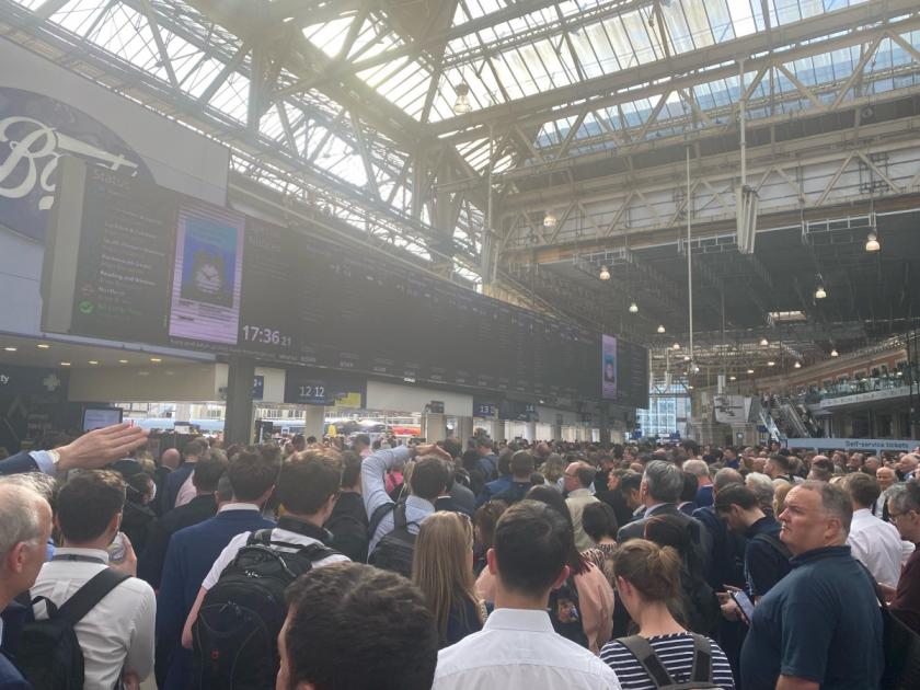 London Waterloo rush hour chaos after ‘trespass’ at Wimbledon station