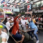 Main image: Fans watch England at Euro 2020 in Croydon Box Park. Image: Steven Paston/PA Wire