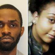 Mark Alexander (left) killed Azaria Williams (right) by stabbing her 63 times at their home in Clapham (photos: Met Police)