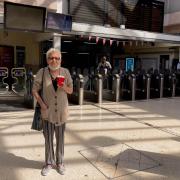 Passenger Susan Millson, 69, from Clapham, southwest London, said the rail strikes are 'outrageous' and 'awful' (images: PAMedia)