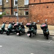 HumanForest, a company which rents eMopeds to business users, deployed the vehicles on Barnard Road in Battersea at the end of July