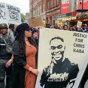 A march was held after Chris Kaba was shot dead by police (Image: PA Media)