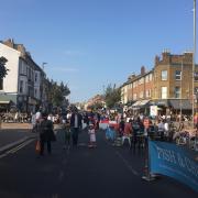 Pedestrianisation of Northcote Road in the summer (photo: The Junction BID)