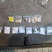 The bags of drugs were recovered and a man was arrested / Wandsworth Police