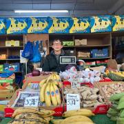 Phillip Chong at his stall in Brixton Market that Hondo wants to evict him from