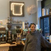 Musician Debbie Schipp, who also works at cafe Perks & White by Tulse Hill station