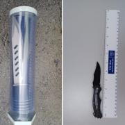 Further investigations led to another male's arrest the following day and he was allegedly in possession of the two knives which have been shared in images by Wandsworth Police