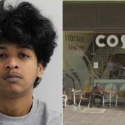 Mohammed Shohid, 19, stabbed a Deliveroo rider in Costa Coffee, Mile End Road