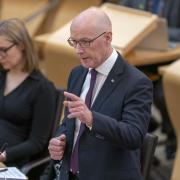 John Swinney made clear his opposition to the ‘menacing’ suggestion that a new nuclear power station could be built in Scotland (Jane Barlow/PA)