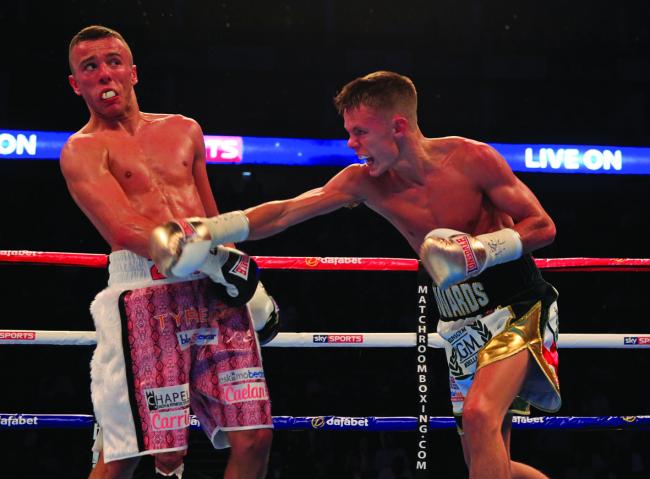 One step at a time: Charlie Edwards, right, wants to be a multi-weight world champion